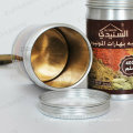 400ml Aluminum Tea Tin Can with Silkscreen Printing on Lid